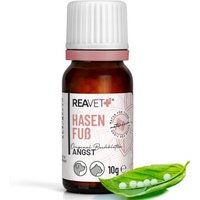 REAVET Bachblüten Globuli - Hasenfuß 10g von REAVET