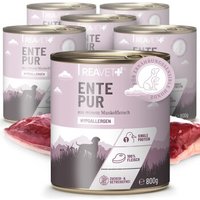 REAVET Hunde Nassfutter - Ente PUR 6x800 g REAVET Hunde Nassfutter - Ente PUR 6x800 g von REAVET