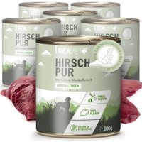 REAVET Hundenassfutter - Hirsch Pur | 6 x 800g von REAVET