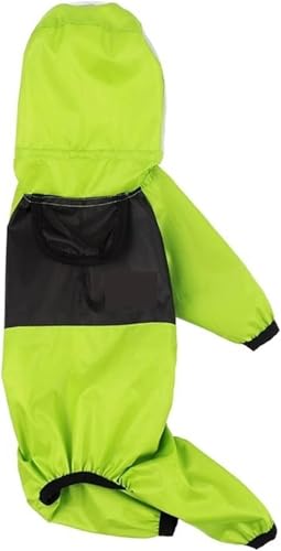 Hunde-Regenmantel, Regenmantel-Anzug, Welpen-Regenmantel, Outdoor-Regenmantel, All-Inclusive-Hundegesicht, atmungsaktiv, großer Hund, Regenmantel, Jacke, Heimtierbedarf,3XL,A von REBCACE