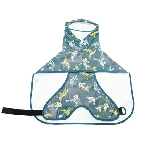 Pet Dog Raincoat for Small Medium Large Dog Waterproof Jacket Big Dog Rain Coat Clothes Corgi Husky Schnauzer Pug Labrador Teddy(Color:Green,Size:L) von RECORD BREAD