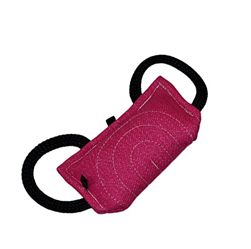 Redline K9 Hundespielzeug für Welpen, 24,1 x 12,1 cm, französisches Leinen, Rosa von REDLINE K-9