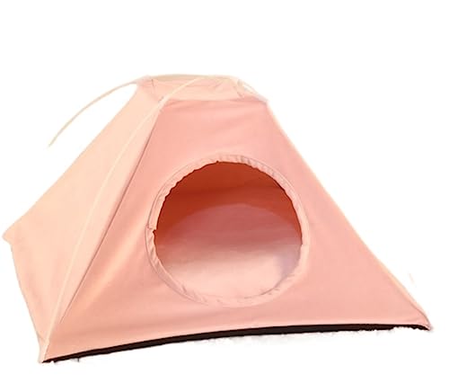 Hundebett Katzenbett Katzen Bett Wasserdichtes Haustierzelt Outdoor Indoor Faltbares Zelt Haus Hund Katze Spielbett Matte Tragbares Faltbares Zwingerbett Katzenkorb Hundematte (Color : B, Size : 50* von REIFOR