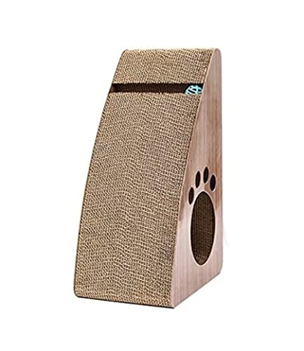 Kratzbrett Katze Cat Scratch Board Grinder Vertikale Greifsäule Wellpappennest Katzenspielzeug Katzenkrallenbrett Für Das Katzentraining Im Innenbereich Kratzpappe Für Katzen von REIFOR