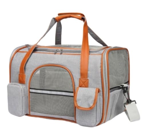 REIFOR Transportbox Hund Haustier-Katzen-Tasche, Hunde-Reiserucksack, Reiserucksäcke, Reise-Umhängetaschen, Hunde-Umhängetasche Katzentasche Transporttasche Katze(A,50 * 30 * 30cm) von REIFOR