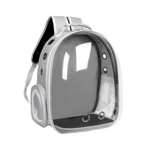 REIFOR Transportbox Hund Haustier-Träger-Rucksack, Transparente Raumkapsel, Blase, Astronaut, Fenster-Rucksack, Träger Für Hase, Igel, Kaninchen Katzentasche Transporttasche Katze(D) von REIFOR