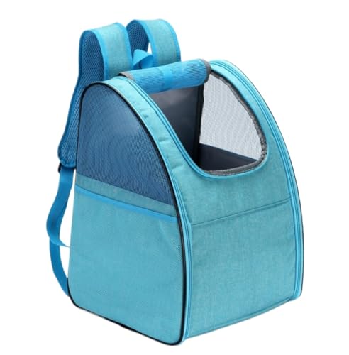 Transportbox Hund Haustiertrage-Rucksack, Katzen-Reisetasche, Leichte Haustiertrage Für Hunde, Katzen, Reisen, Wandern Katzentasche Transporttasche Katze(Blue) von REIFOR