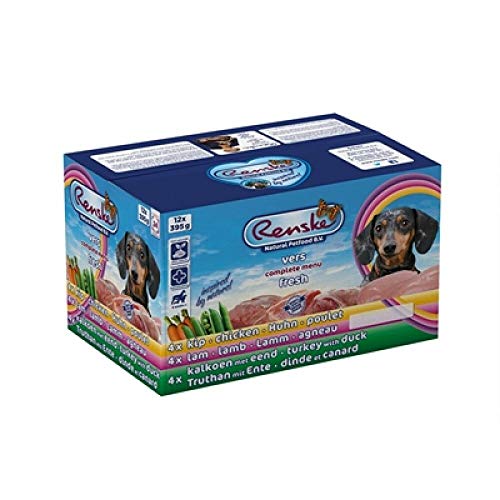 RENSKE Frischfleisch-Multipack - 12 x 395 g von Renske