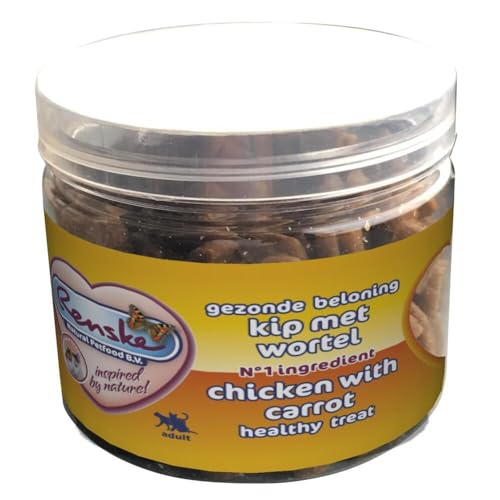 RENSKE Gesunde Belohnung Katzen-Leckerlis - Huhn & Karotte - 100 g von RENSKE