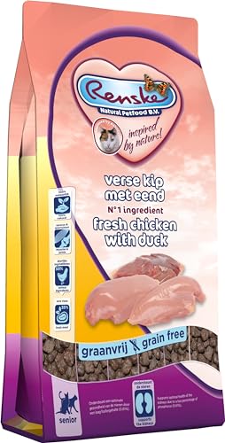 RENSKE Katze Super Premium Trockenfutter - Senior - Huhn & Ente - 1,5 kg von RENSKE