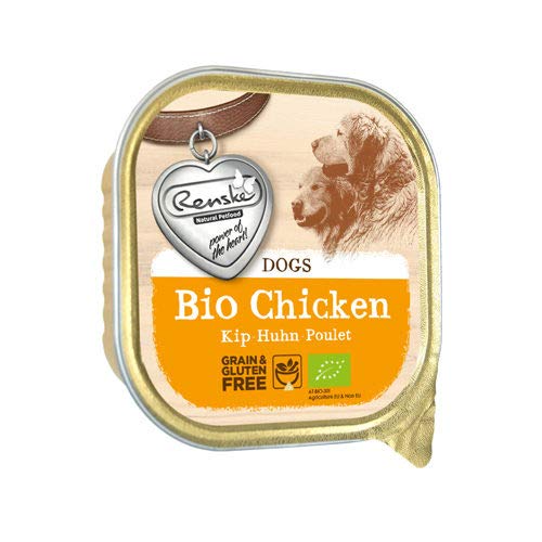 RENSKE biologisches Hundefutter - Huhn - 9 x 300 g (Schälchen) von RENSKE