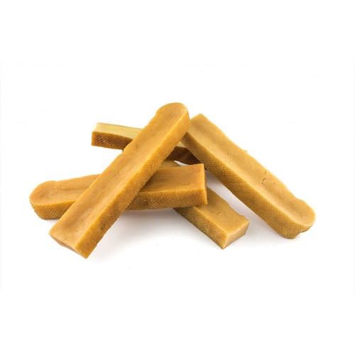 Hundesnack mit Yak-Milch, Hartkäse-Stick zum Kauen, Kauen für Hunde, Größen XS <30 g, S 30 – 50 g, M 50 – 80 g, L 80 – 120 g, XL 120 – 140 g (Größe L 80 – 120 g) von REPLOOD