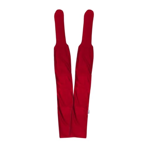 RESISTANCE Handgefertigte Lycra-Schwanztasche, 58,4 x 25,4 cm, Bänder, Nylon-Spandex-Material, schützt den Schwanz und hält den Schwanz sauber, Rot, 2 Stück von RESISTANCE