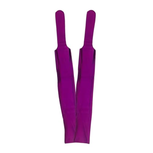 RESISTANCE Handgefertigte Lycra-Schwanztasche, 58,4 x 25,4 cm, Bänder, Nylon-Spandex-Material, schützt den Schwanz und hält den Schwanz sauber. Dunkelviolett (2 Stück) von RESISTANCE