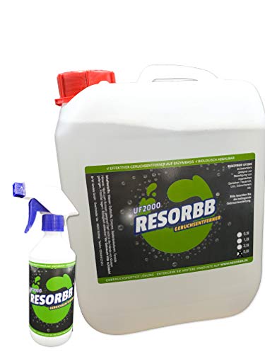 RESORBB® UF2000 Geruchsentferner 2,5 l. + Leere Sprühflasche von RESORBB