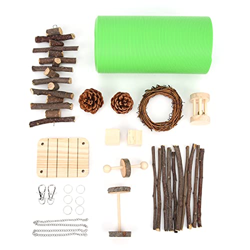 12 Pack Hamster Tunnel Toys Set | Wooden Small Animal Tunnel & Chew Toys | Flexible Extension for Hamsters/Rabbits/Guinea Pigs | Sturdy Exercise Toys 12 Pack Hamster Tunnel Toys Set | Wooden Small Animal Tunnel & Chew Toys | Flexible Extension for Hamsters/Rabbits/Guinea Pigs | Sturdy Exercise Toys von REXVTNS