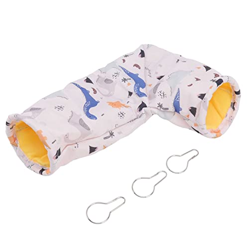 REXVTNS Hamster Ecktunnel | Weichmaschinenwaschbares Hideaway -Bett für Meerschweinchen/Zuckersecker/Kaninchen | Canvas & Vlies mit Acrylringen | Enthält 3 Haken REXVTNS Hamster Ecktunnel | Weichmaschinenwaschbares Hideaway -Bett für Meerschweinchen/Zuckersecker/Kaninchen | Canvas & Vlies mit Acrylringen | Enthält 3 Haken von REXVTNS