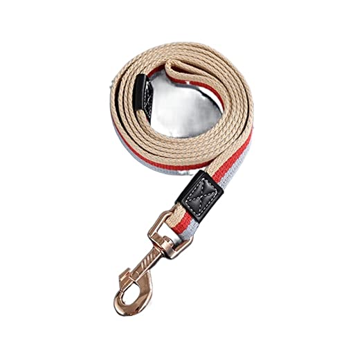 Grundlegende Hundeleine Langlebig Große Hundelauf-Trainingsleine Baumwolle Haustierleine for Kleine Mittelgroße Hunde Verlängertes Zugseil (Color : Red, Size : 2.5cm Width (1.5M)) von REYNEM