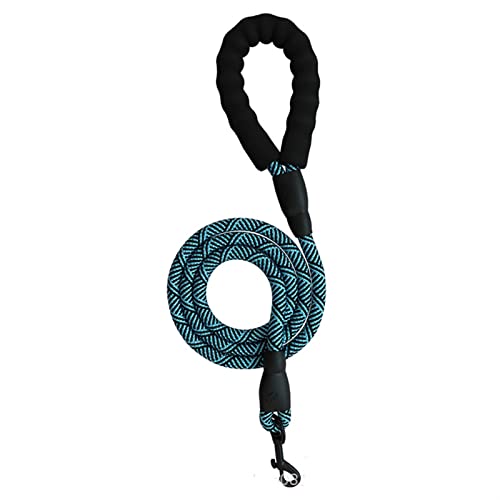 Strapazierfähiges, Reflektierendes Hundegeschirr for Hunde, Verstellbares Geschirr for Große Hunde, Gehgeschirr for Kleine, Mittelgroße Hunde (Color : Blue Rope, Size : M) von REYNEM