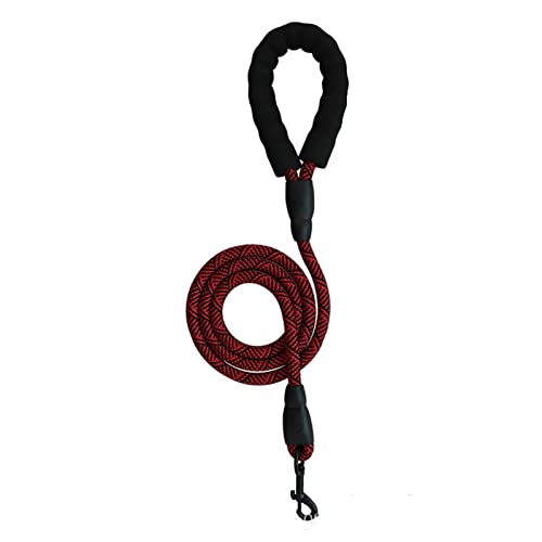 Strapazierfähiges, Reflektierendes Hundegeschirr for Hunde, Verstellbares Geschirr for Große Hunde, Gehgeschirr for Kleine, Mittelgroße Hunde (Color : Red Rope, Size : M) von REYNEM