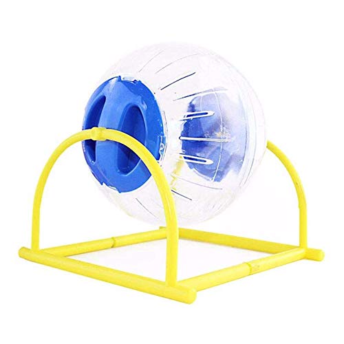 Hamsterball Hamster Spielzeug Übungsball Sportball,Hamster Laufball Übungs Ball Rolle Kugel Laufkugel Joggingball Kleintiere Kunststoff Spielzeug,Blau,15cm von REYOK