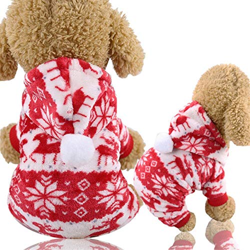 RFDFG Neue Hundekleidung Halloween-Kostüme Hunde Katze Hoodies Chihuahua Winter Hundemantel Haustierkleidung Kleine Hunde Katzen Kleidung Weihnachten, Wie Bild3, L. von RFDFG