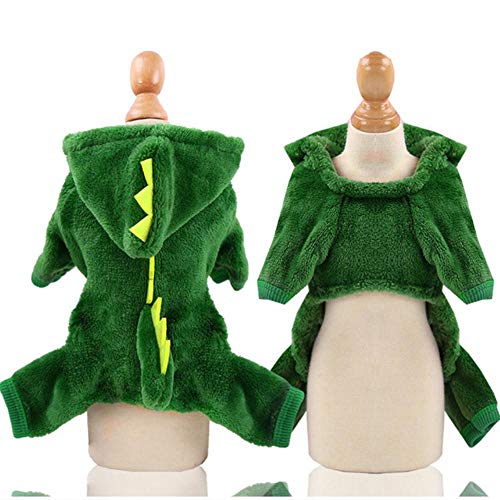 RFDFG Weiches Fleece Haustier Hundekleidung Winter Warmer Hundemantel Jacke Für Hunde Chihuahua Französische Bulldogge Kleidung Für Hunde Overalls Ropa Perro, 1, M 2-3KG von RFDFG