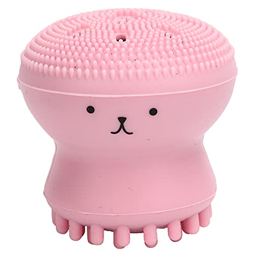 RGBGW Hundebadebürste, Katzengummi, weich schäumende Badebürste, Duschschrubber mit Shampoo-Spender für Katzen und Hunde, kleine Größe (Pink [Bubble Brush]) von RGBGW