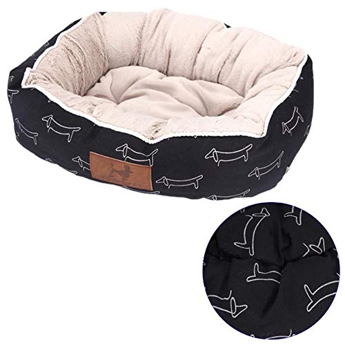 UKKD Hundematte Haustierbett Für Hunde Katze Haus Hund Betten Für Große Hunde Haustiere Produkte Für Welpen Hund Bett Matte Liege Bank Cat Sofa Liefert,C,S 45X35X15 cm. von RHXWFDG