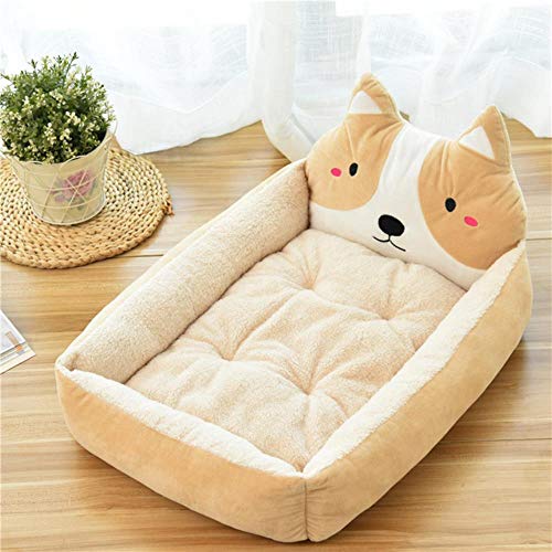 UKKD Hundematte Süße Haustier Hund Bett Matten Tier Cartoon Geformt Für Große Hunde Haustier Sofa Zwinger Katze Haus Hund Pad Teddy Mats Große Decke,E Style,S 50X40X12 cm. von RHXWFDG