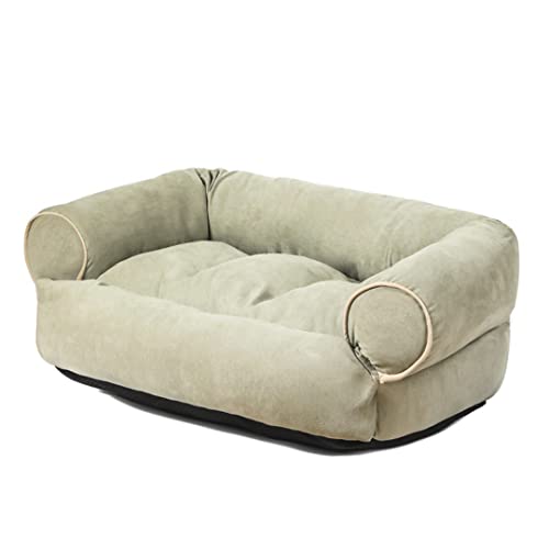 RICHRAIN Qualitäts-Haustier-Hundeschlafsofa Für Große Mittlere Kleine Hundesessel Für Welpen Winter Warmer Tiefer Schlaf Verdicken Hundehütte (2XL,hellgrün) von RICHRAIN