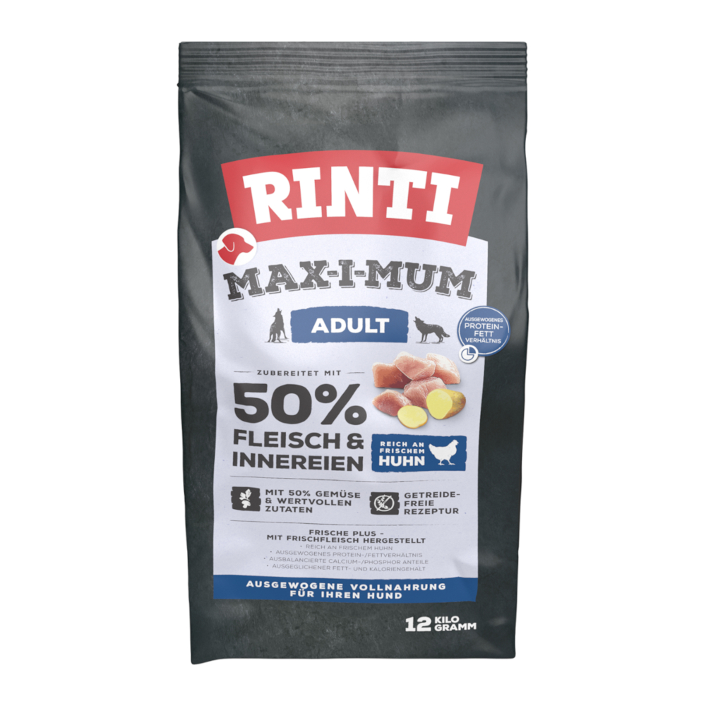 RINTI Max-i-Mum Adult Huhn - Sparpaket: 2 x 12 kg von RINTI Max-i-mum