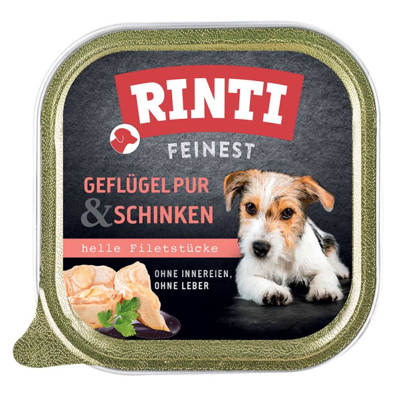 Megapack RINTI Feinest Schälchen 44 x 150 g - Geflügel & Schinken von Rinti