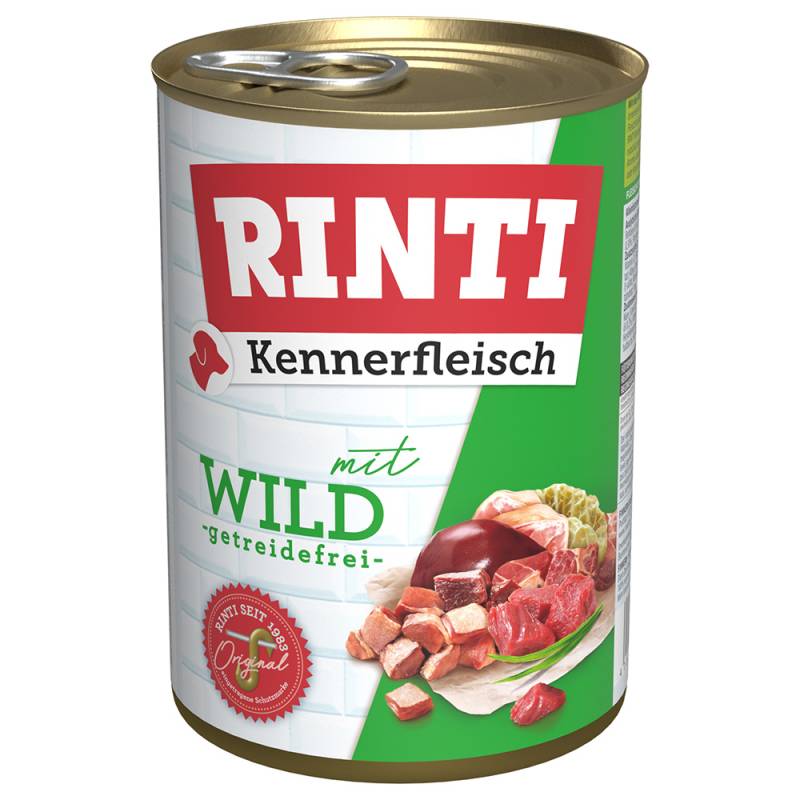 RINTI Kennerfleisch 6 x 400 g - Wild von Rinti