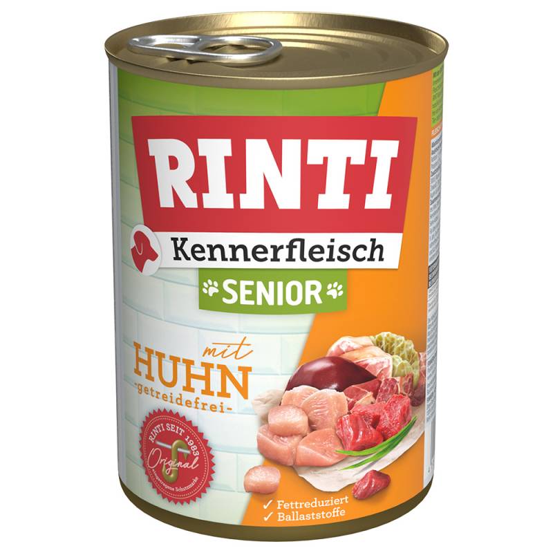 RINTI Kennerfleisch Senior - 6 x 400 g Huhn von Rinti