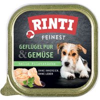 Sparpaket RINTI Feinest Schälchen 44 x 150 g - Geflügel & Gemüse von Rinti