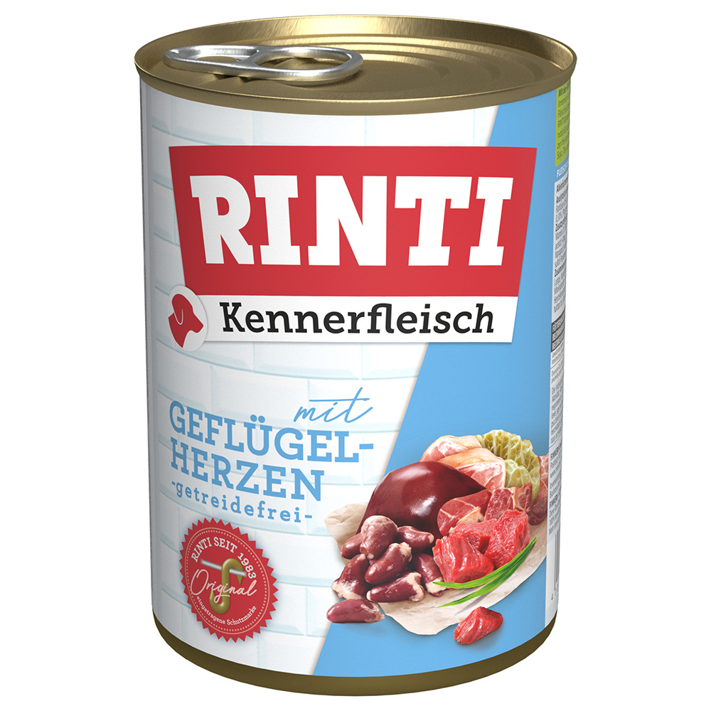 Sparpaket RINTI Kennerfleisch 12 x 400 g - Geflügelherzen von Rinti