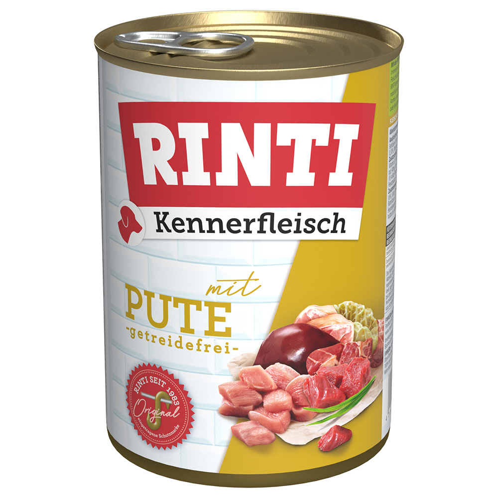 Sparpaket RINTI Kennerfleisch 24 x 400 g - Pute von Rinti