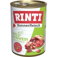 Sparpaket RINTI Kennerfleisch 24 x 400 g - Wildschwein von Rinti