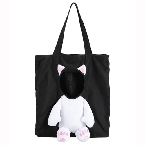 RIPNDIP LORD NERMAL PET TOTE Ripndip Tasche für Hunde mit Reißverschluss oben 40 x 38 cm Original Ripndip schwarz von RIPNDIP