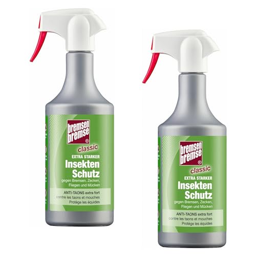 RL24 BremsenBremse - Insektenschutz Classic | Fliegenspray für Pferde | gegen Bremsen, Zecken, Fliegen & Mücken | Insektenabwehr mit Aloe Vera | Insektenspray | 2 x 750 ml Spray (2er Set) von RL24