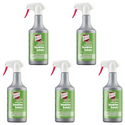 RL24 BremsenBremse - Insektenschutz Classic | Fliegenspray für Pferde | gegen Bremsen, Zecken, Fliegen & Mücken | Insektenabwehr mit Aloe Vera | Insektenspray | 5 x 750 ml Spray (5er Set) von RL24