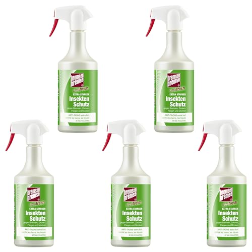 RL24 BremsenBremse - Insektenschutz Ultrafresh | Fliegenspray Pferd & Reiter | gegen Bremsen, Zecken, Fliegen & Mücken | Insektenabwehr mit Panthenol | Insektenspray | 5 x 750 ml Spray (5er Set) von RL24