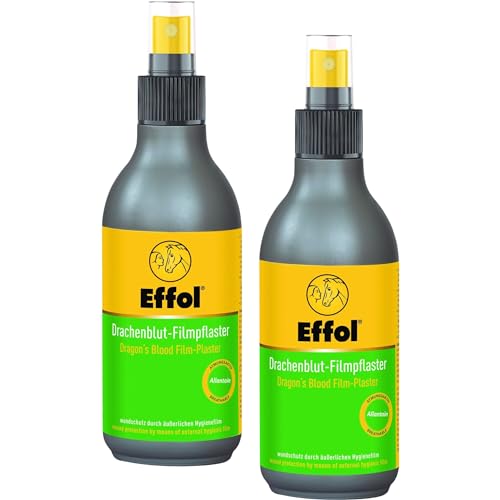 RL24 - Drachenblut-Filmpflaster | Sprühpflaster für Tiere | atmungsaktives Wundspray | Pflasterspray für Pferde | Schutz vor Schmutz & Schweiß | Wundversorgung | 2 x 250 ml (2er Set) von RL24