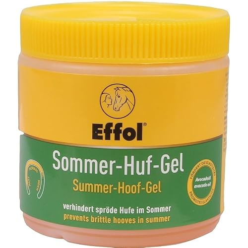 RL24 - Sommer-Huf-Gel | Hufbalsam gegen rissige Hufe | spendet Feuchtigkeit | kräftigendes Huffett | Hufsalbe für Hornwachstum | Hufpflege für Pferde | 1 x 500 ml Dose von RL24