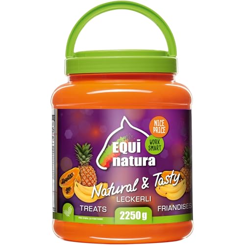 RL24 Equinatura - Naturkost Leckerli Banane-Ananas-Papaya | Pferdeleckerlis für Pferde | knackige Pferde Belohnung | Leckerli für Pferde | 1 x 2250g von RL24