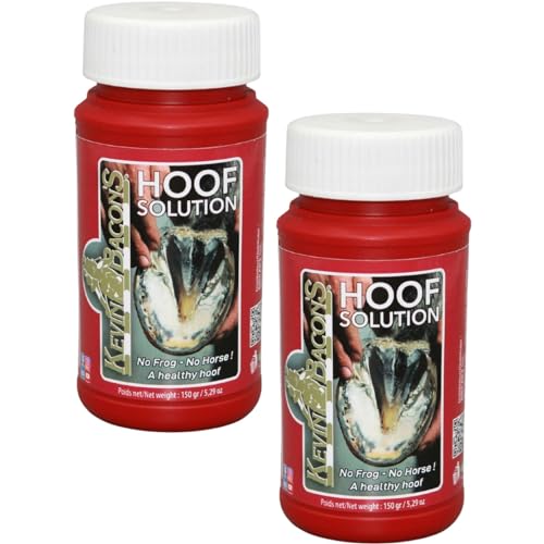 RL24 Kevin Bacon's - Öl für Hufstrahl Hoof Solution | Huffett für die Strahlpflege | Hufbalsam schützt Strahl, Sohle & vor Feuchtigkeit | Hufpflege für Pferde Aller Art | 2 x 150 g (2er Set) von RL24