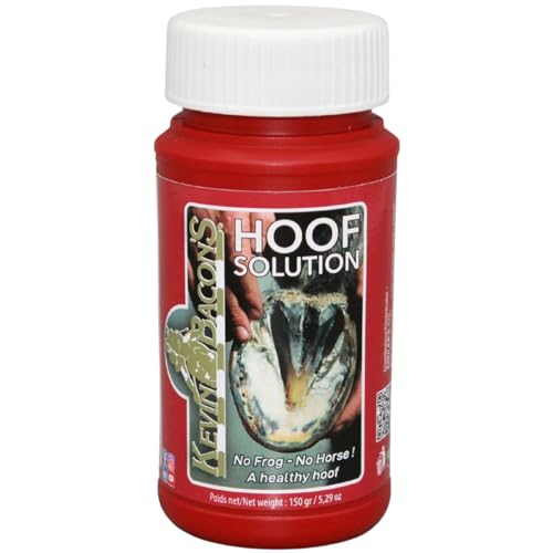 RL24 Kevin Bacon's - Öl für Hufstrahl Hoof Solution | Huffett für die Strahlpflege | Hufbalsam zum Schutz von Strahl, Sohle & vor Feuchtigkeit | Hufpflege für Pferde Aller Art | 1 x 150 g von RL24