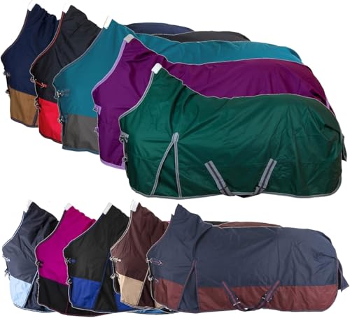 RL24 - Weidedecke High Neck Polarfleece 600D BASICLINE Marine/Kastanie 85cm von RL24