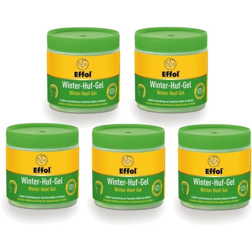 RL24 - Winter Huf-Gel | Hufbalsam für beanspruchte Hufe im Winter | Huf-Fett zieht langsam & nachhaltig EIN | Hufpflege für Pferde | 5 x 500 ml Dose (5er Set) von RL24